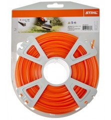 Bobine de fil nylon rond Ø2,4mm x 83m orange STIHL