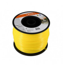 Bobine de fil nylon carré Ø3mm x 168m jaune STIHL