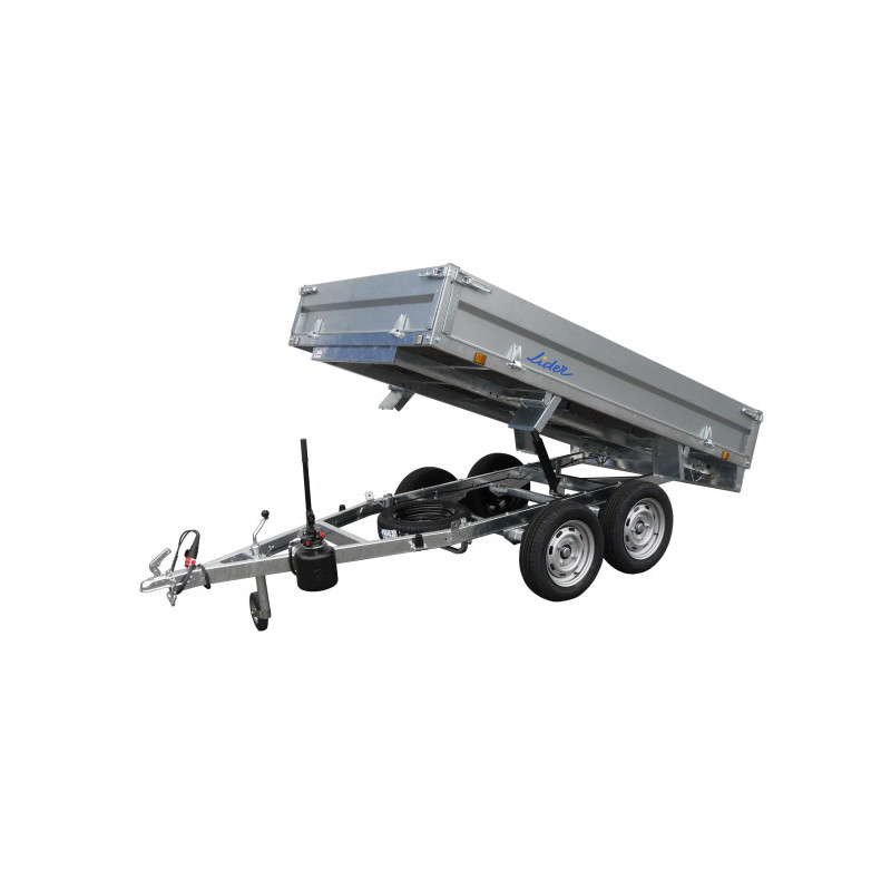 REMORQUE BENNE 39560 2,5M 2ESSIEUX LIDER